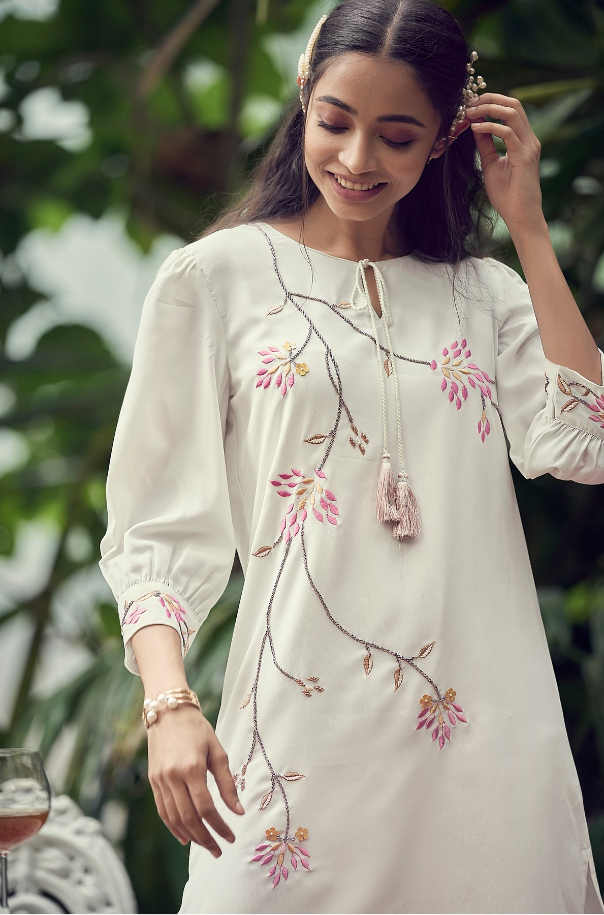 Alok Jaimala Nigaar Rayon Embroidery Designer Exclusive Dress Material:  Textilecatalog